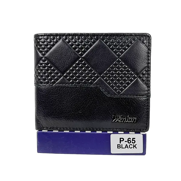 CARTERA PIEL CABALLERO P-65 BLACK