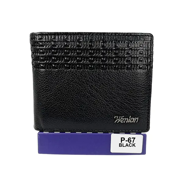 CARTERA PIEL CABALLERO P-67 BLACK