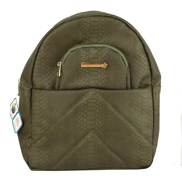 [M0CURVIVE] MOCHILA SINTETICO VIBORA VERDE