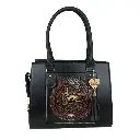 BOLSO VAQUETA ARTESANAL CATALINA 1 XOLO BICOLOR NEGRO 16