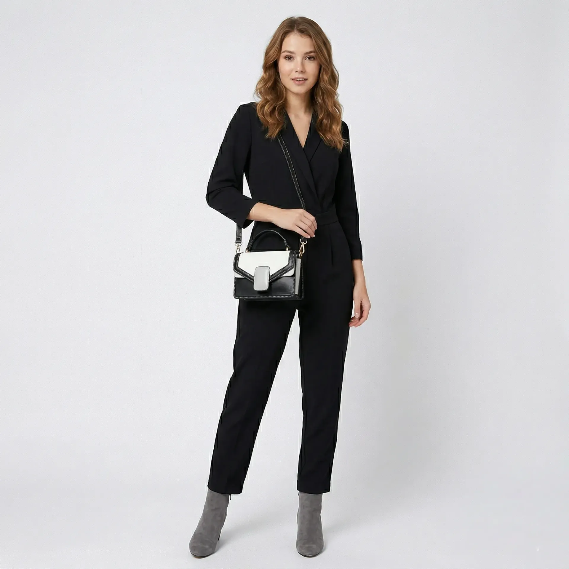 [B01IM210255BG] IMPORTACION CARTERON COLORS 210255 (BLANCO NEGRO/GRIS)