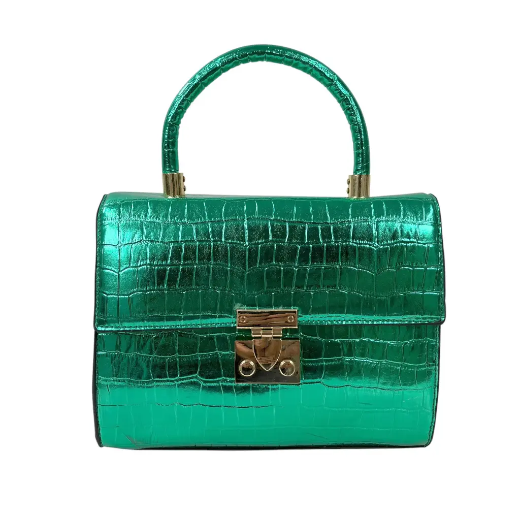 [B01OD2316AZU] IMPORTACION OD2316 BOLSA CHAROL COCODRILO (AZUL)