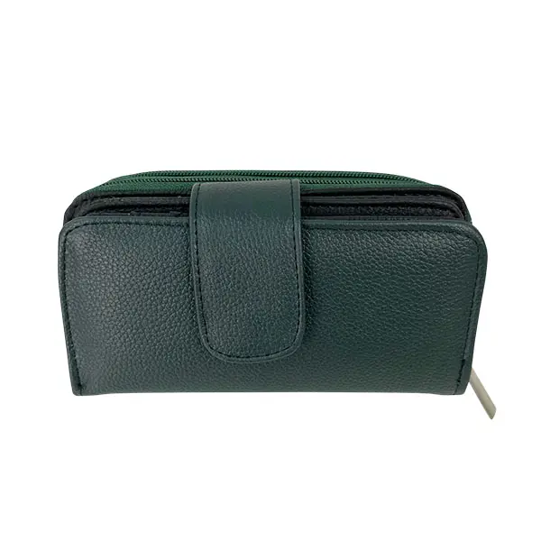 [C02ZIHPVEBA] CARTERA ZIANY PIEL (VERDE BANDERA)