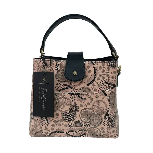 [B02YUSCERONE] YURI TEXTIL  (CHAROL ESTAMPADO ROSA/NEGRO)