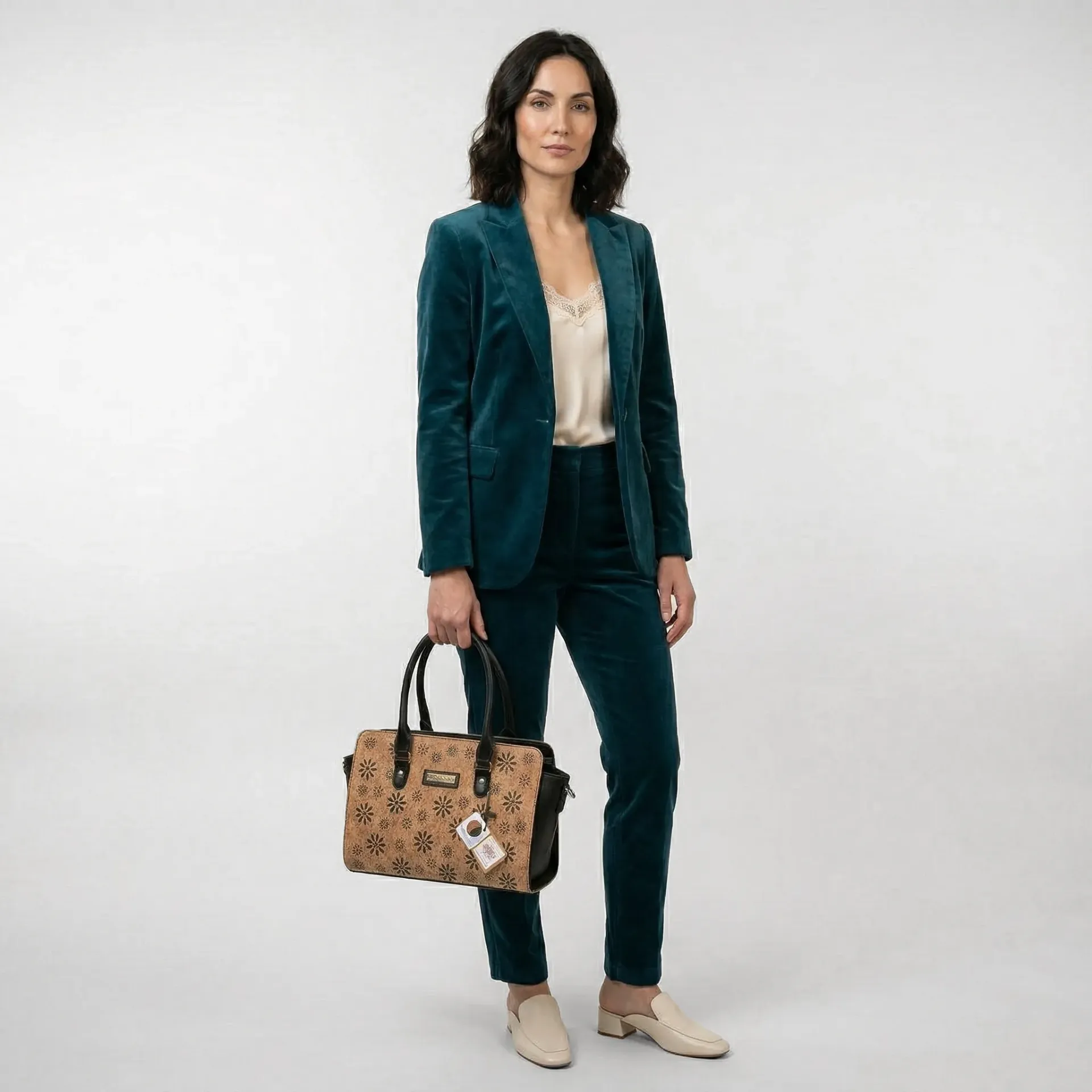 [B02MICOLANEG] MIREYA TEXTIL  (CORCHO LASER NEGRO)