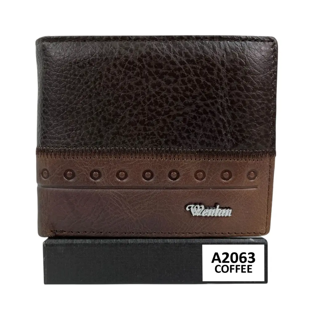 [C05PIA2063COF] CARTERA PIEL CABALLERO A2063 (COFFEE)
