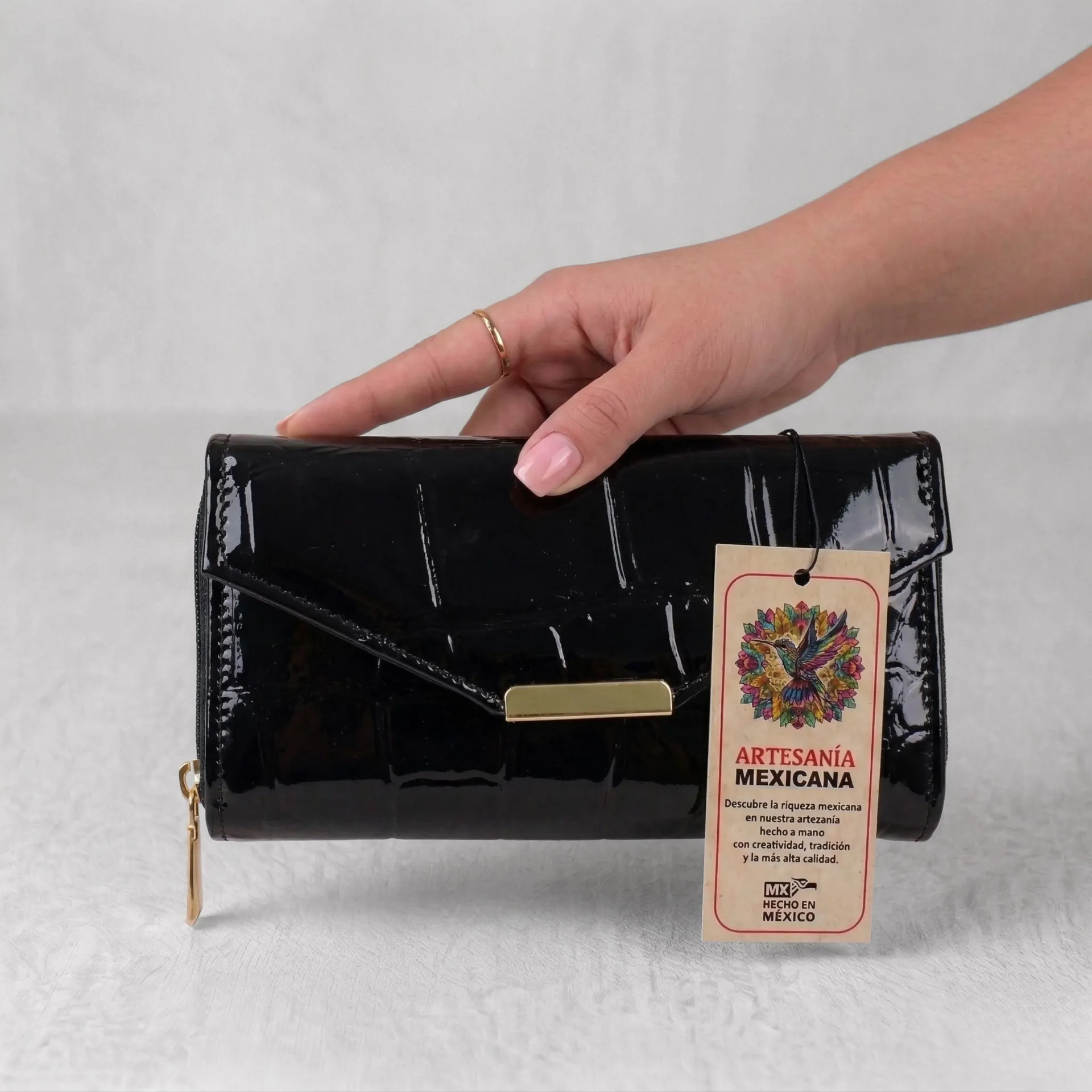 CARTERA PIEL PICO BARRA