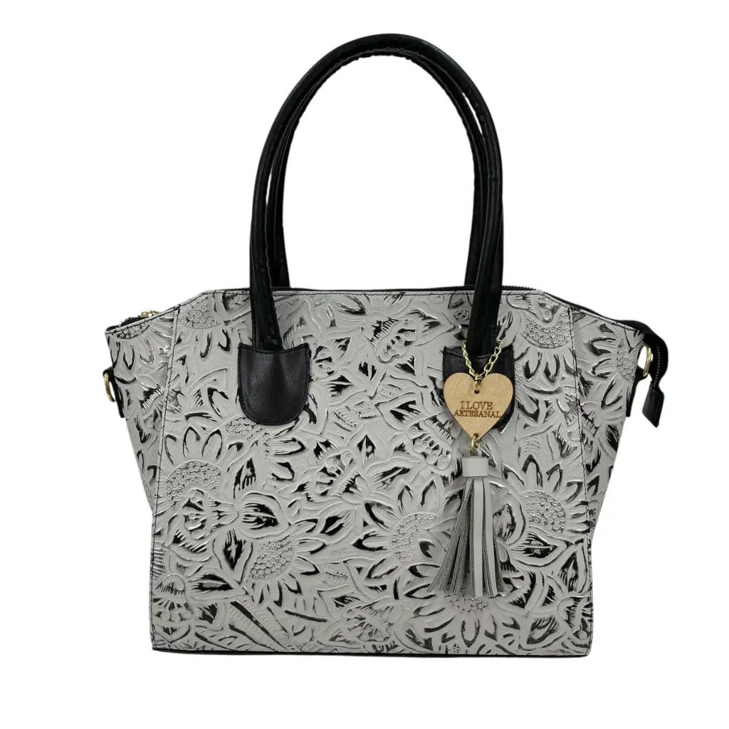 [B06KEPGMGP] KENIA PIEL (GIRASOL MUÑEQUEADO GRIS/PLATA)