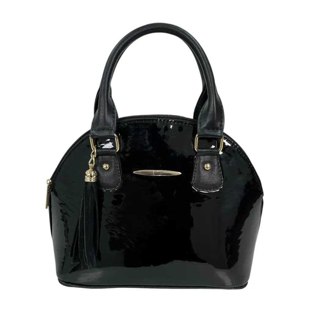 [B02ABMCHNE] ABIGAIL MINI PIEL (CHAROL NEGRO)