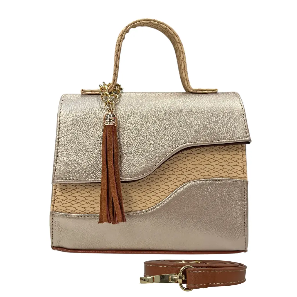 [B02KENPLMOL] KENDALL PIEL (LISO MENORCA ORO/LATTE)