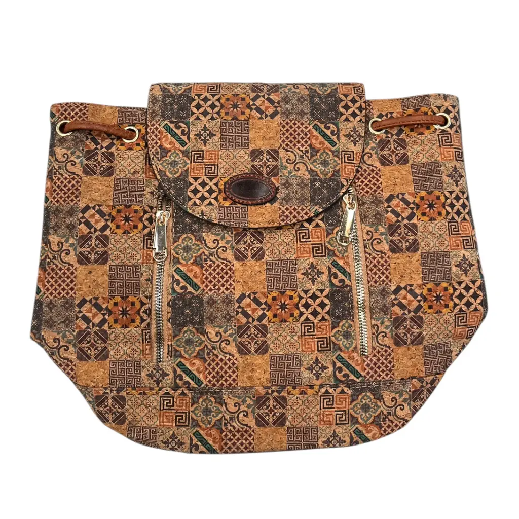 MOCHILA IMP CORCHO ESTAMPADO