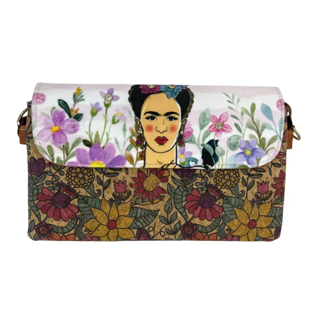MARICONERA EVA CORCHO FLOR C TERCIOPELO FRIDA