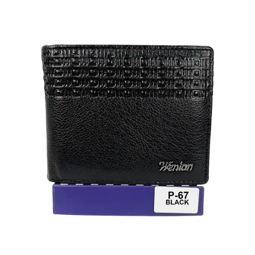 [C05PIP67BLA] CARTERA PIEL CABALLERO P-67 BLACK